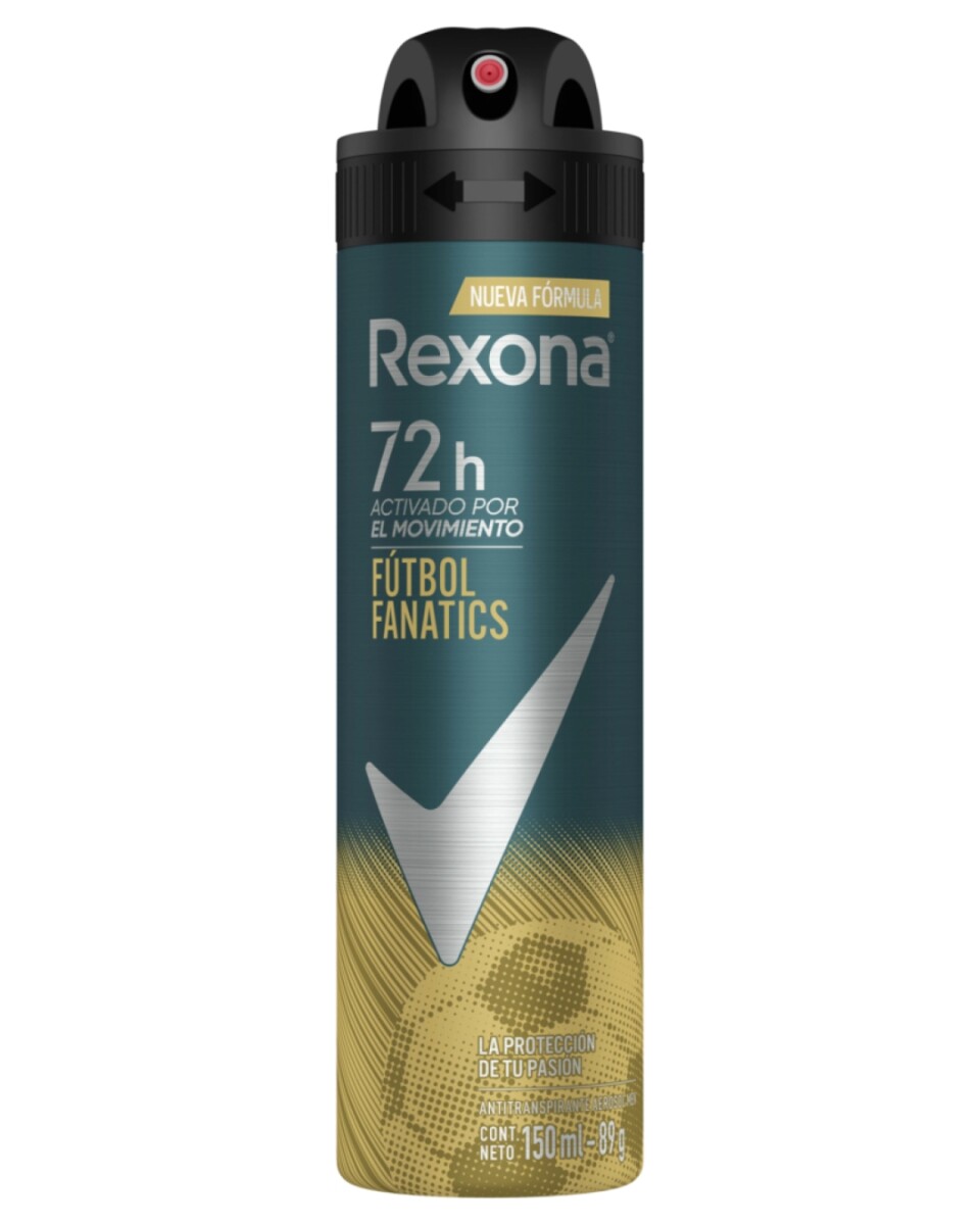 REXONA DESODORANTE AEROSOL MEN FUTBOL FANATICS 150ml 