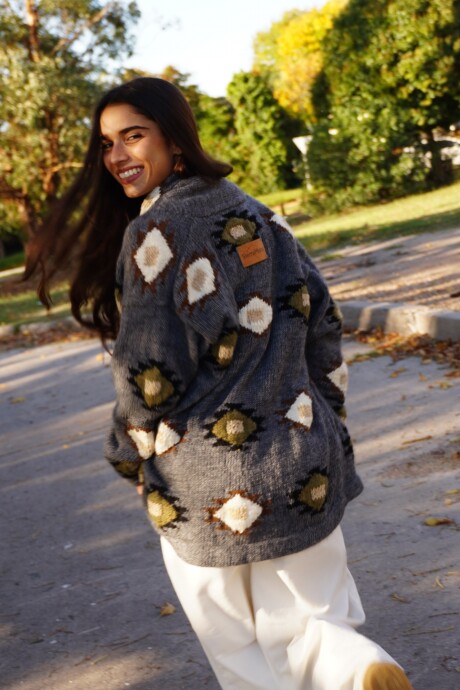 Saco Sony Lana Gris