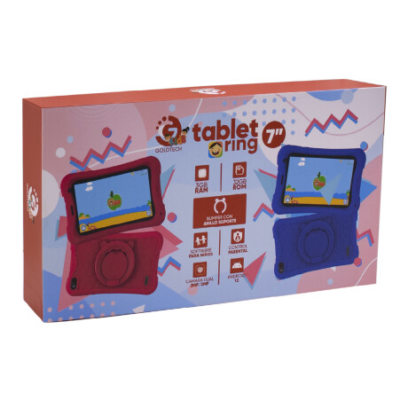 Tablet Goldtech 7 Kids Ring 32GB 3GB NEGRO-ROSA