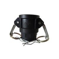 Acople rápido camlock rosca H c/ grampas 1 1/4"