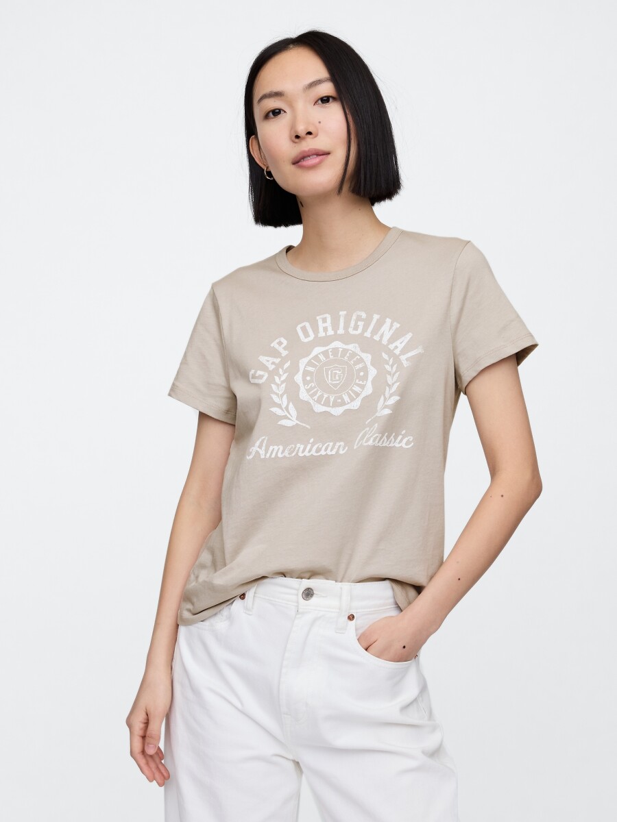 Remera Gràfico Manga Corta Mujer - Frosty Morning 