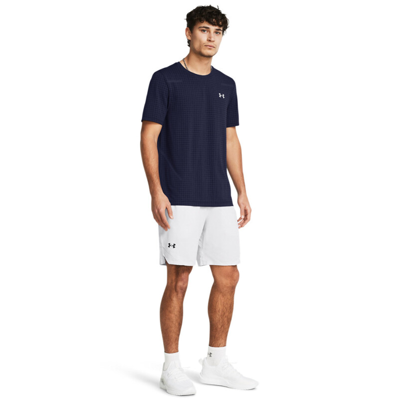 UA Vanish Woven 8in Shorts-BLU GRY-014