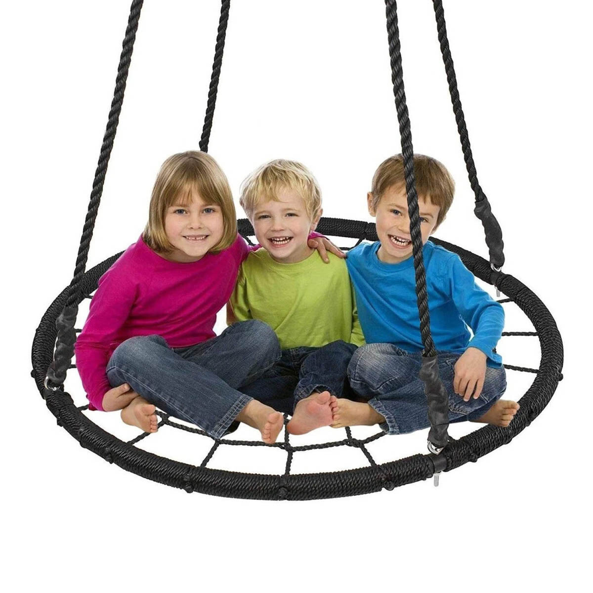 Hamaca De Jardín Base Circular P/ Niños Columpio 