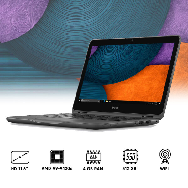 Notebook Dell Inspiron 3185 A9 4gb Ram 512gb Ssd NOTEBOOK RFPL DELL 3185 A9/4/512/11.6"