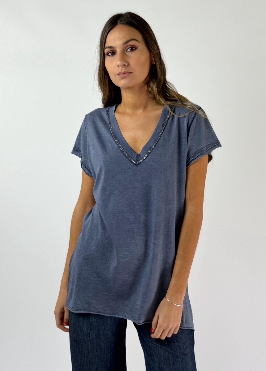 REMERA ARYAN - AZUL 