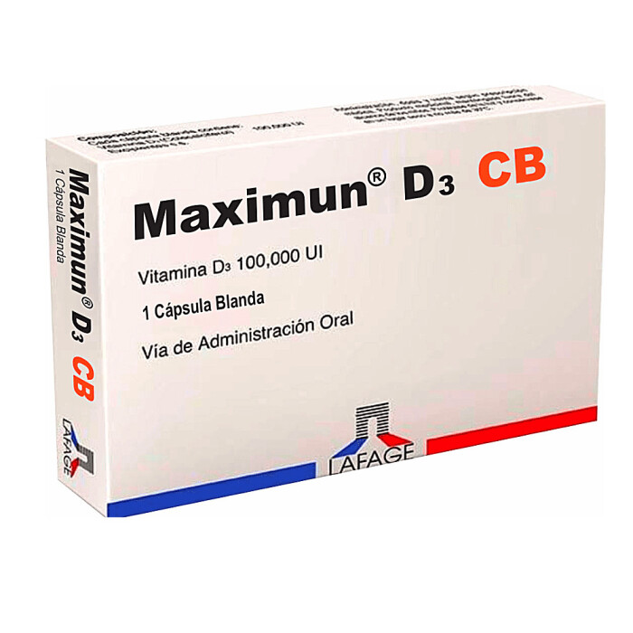 MAXIMUN D3 CB CJ X 1 CAPS. BLANDAS única