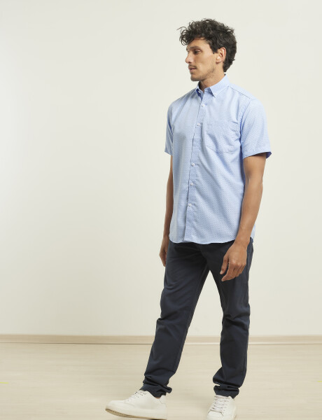 Camisa Harrington Urban Celeste/azul
