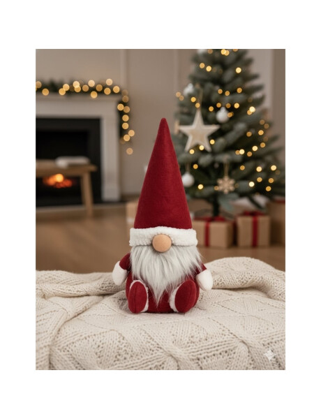 MUÑECO NAVIDEÑO GNOMO ROJO O GRIS 33 CM. MUÑECO NAVIDEÑO GNOMO ROJO O GRIS 33 CM.