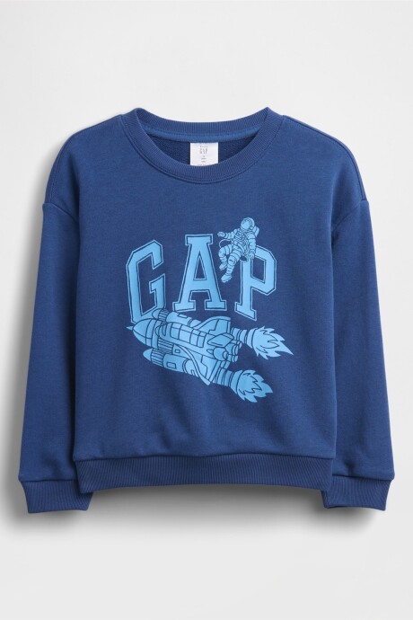 Buzo Deportivo Logo Gap Sin Felpa Toddler Niño Blue Track