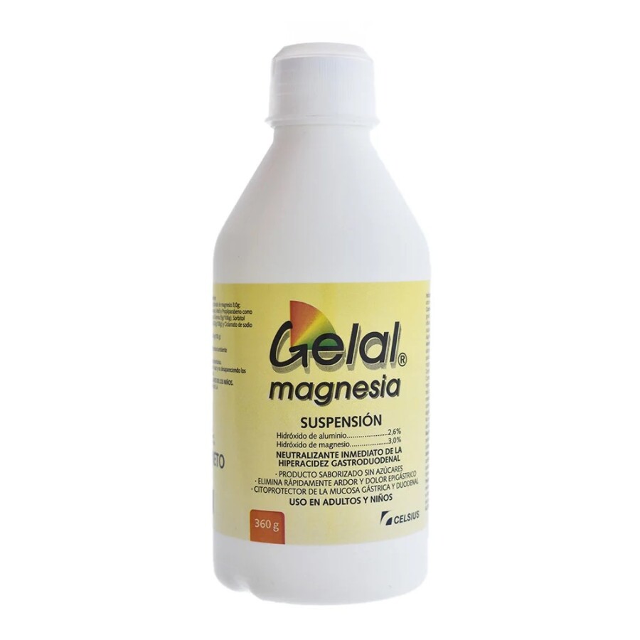 GelAl Antiácido con Magnesia 360 ml – Celsius GelAl Antiácido con Magnesia 360 ml – Celsius