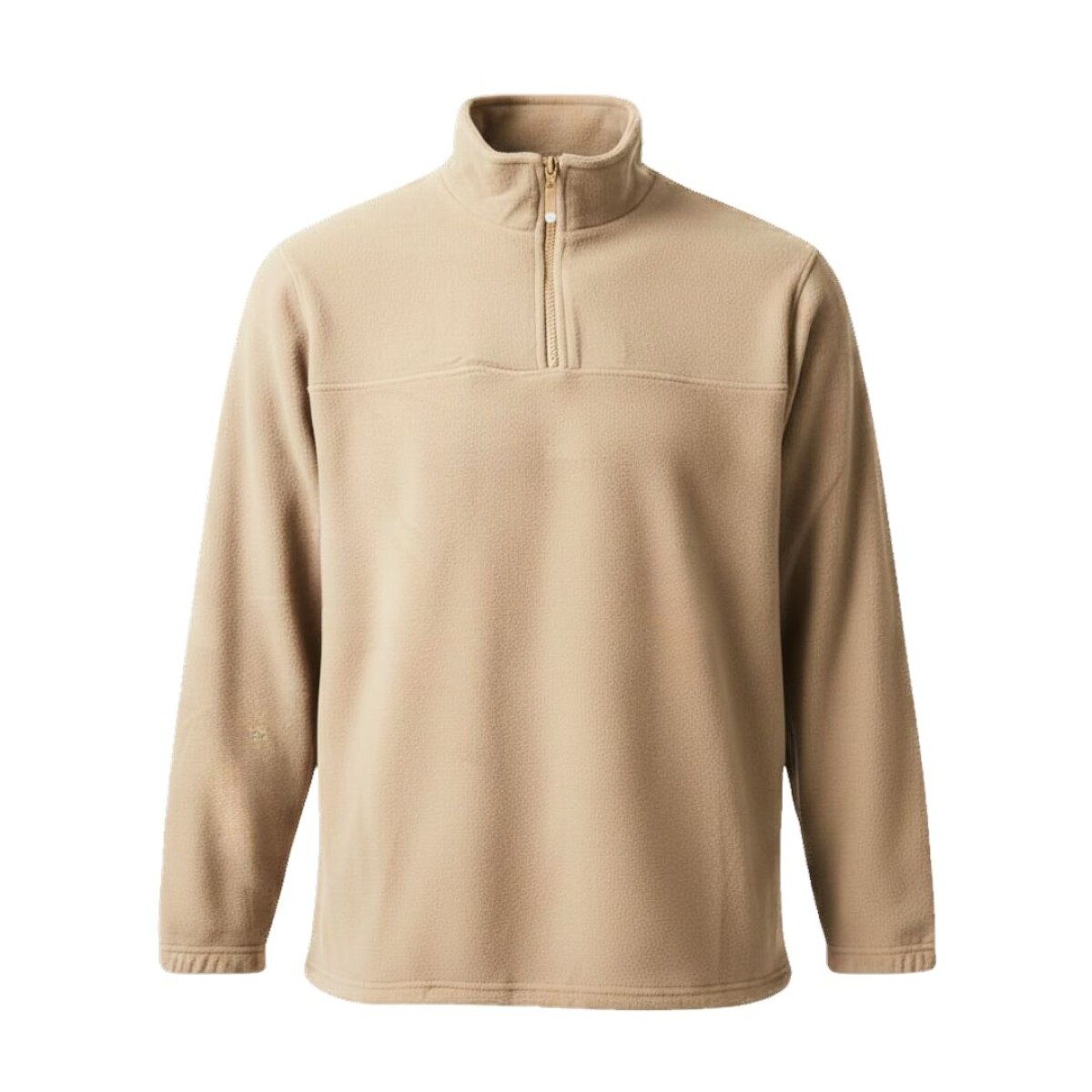 Buzo micropolar medio cierre - Beige 