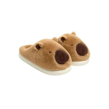 Pantuflas Carpincho Marrón