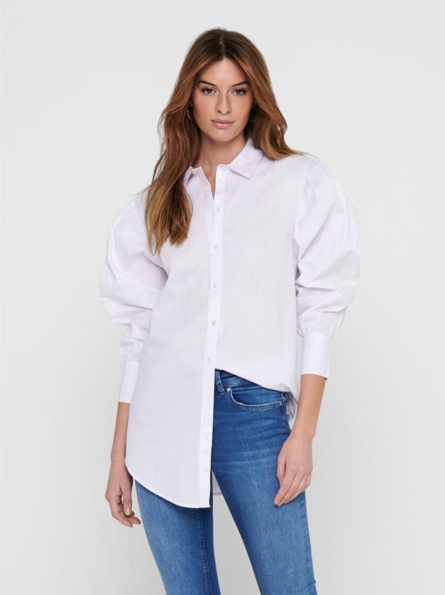 camisa cameron oversize - White 
