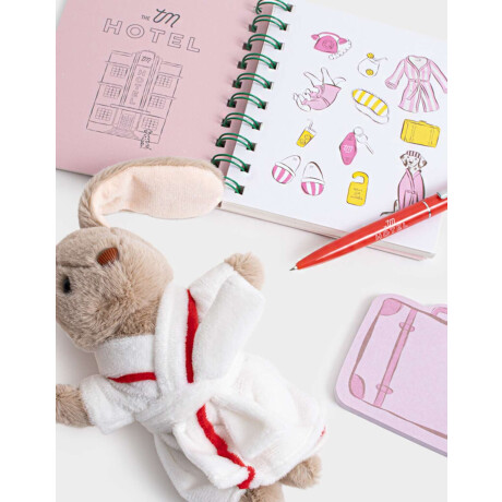 Set De Librería En Pouch Rojo Medio