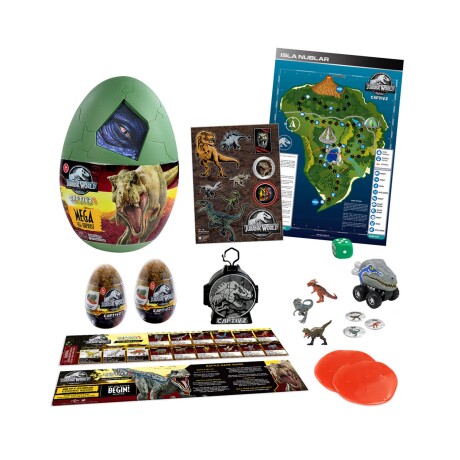 Mega huevo sorpresa Dinosaurio Jurassic World Captivz Mega Egg 8 piezas Mega huevo sorpresa Dinosaurio Jurassic World Captivz Mega Egg 8 piezas