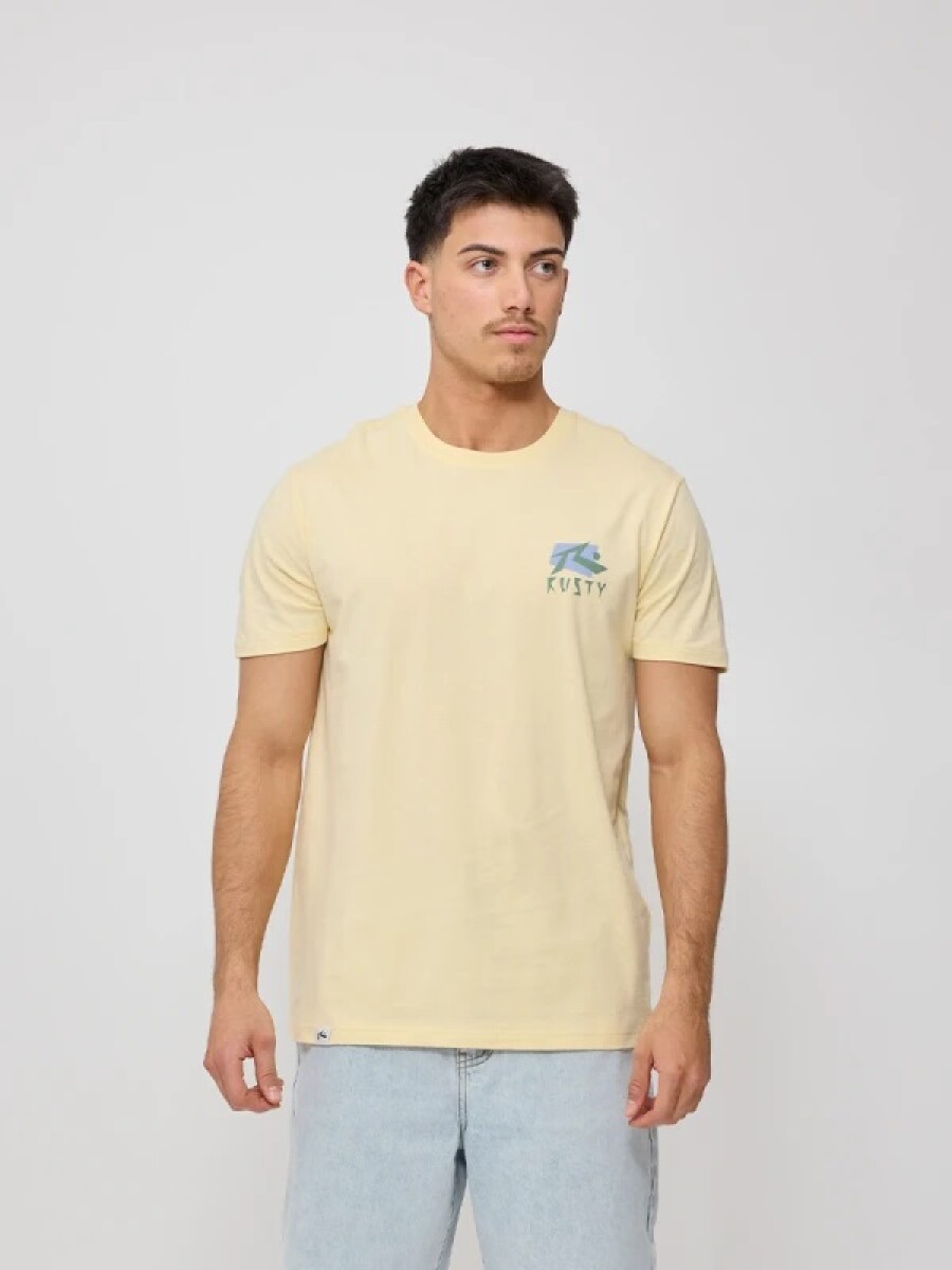 T-SHIRT RUSTY RINZA - AMARILLO 