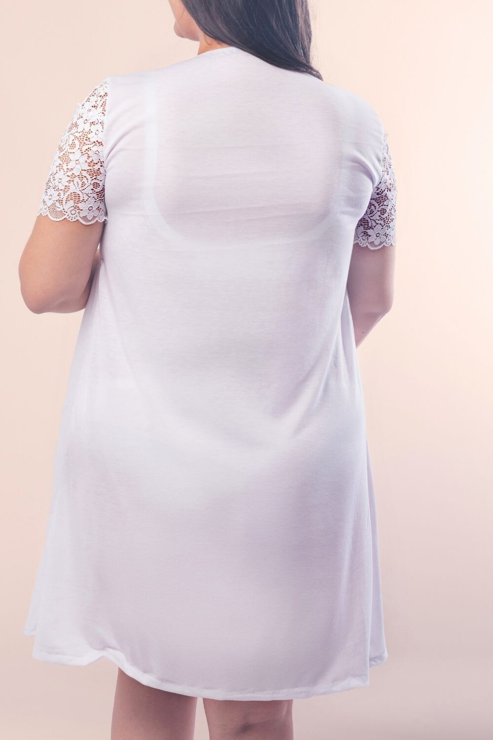 Camisón Maternal Micaela Crudo