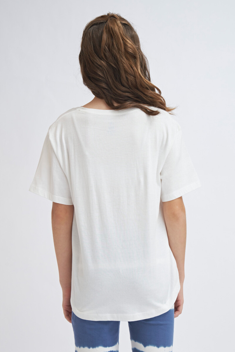 Remera manga corta Blanco