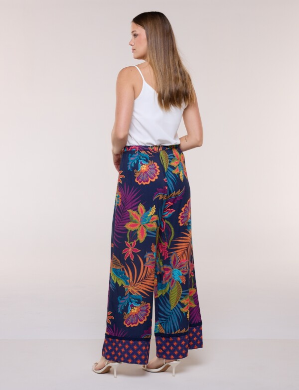 Pantalón Pull On Printed AZUL/MULTI