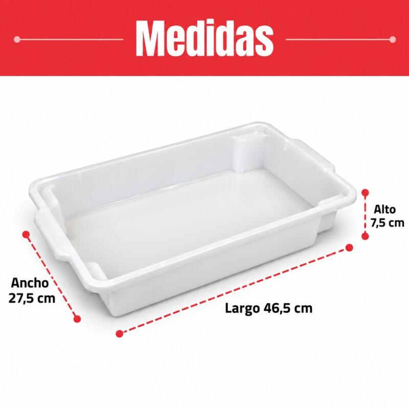 Bandeja organizadora multiuso TRANSPARENTE