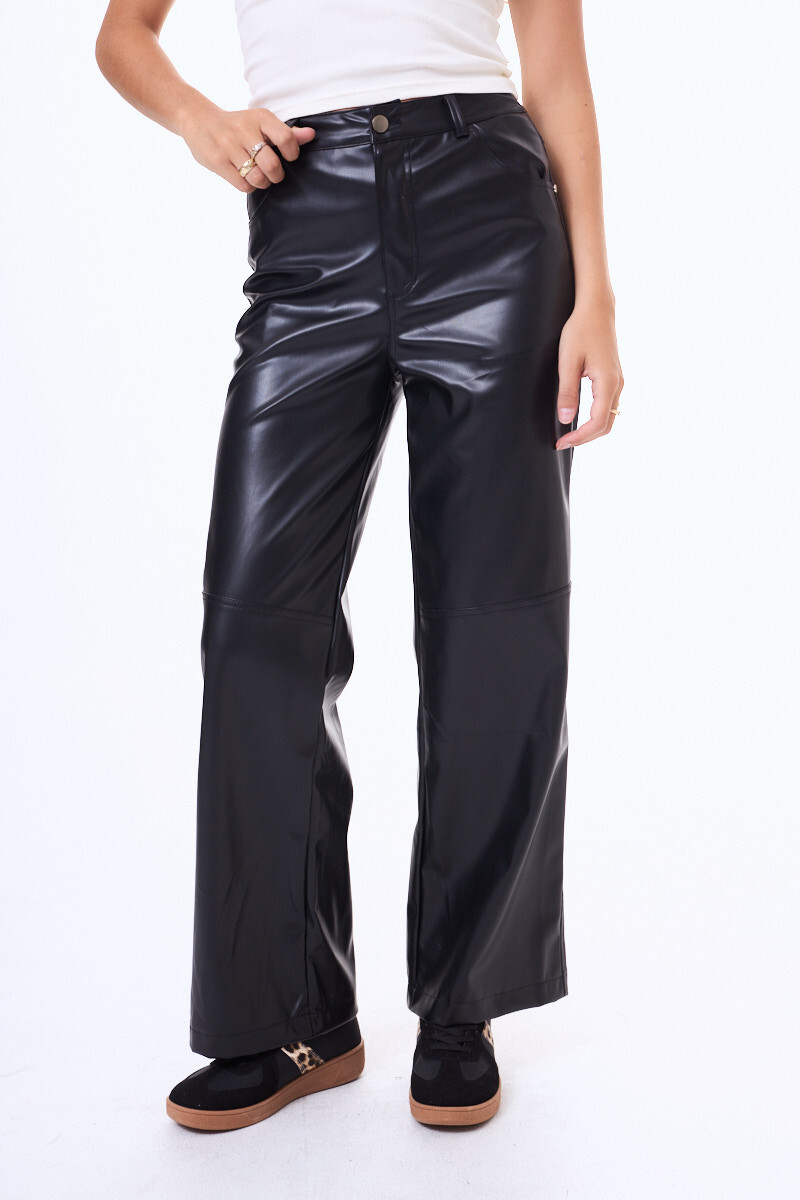 Pantalon Moda Lanco Negro