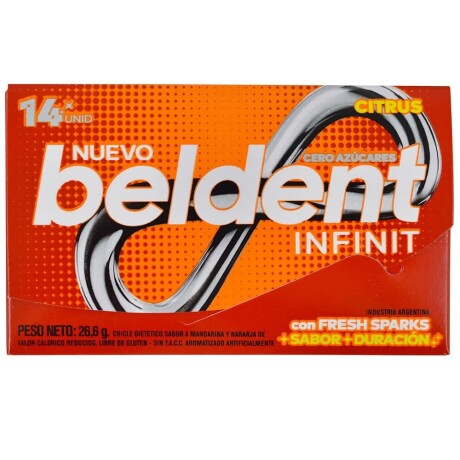 Chicles Beldent Infinite 145 X14 Unidades CITRUS