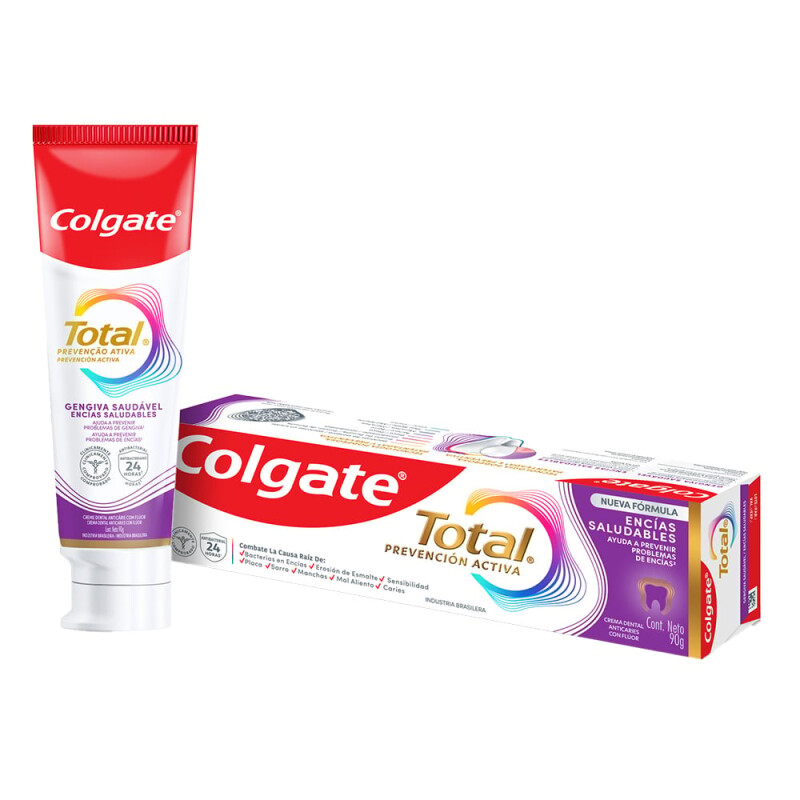 Pasta de Dientes Colgate Total 12 Encías Reforzadas 90 g Pasta de Dientes Colgate Total 12 Encías Reforzadas 90 g