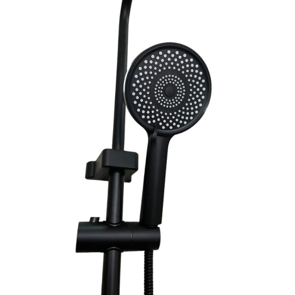 BARRAL DE DUCHA CON GRIFERIA - NEGRO BARRAL DE DUCHA CON GRIFERIA - NEGRO