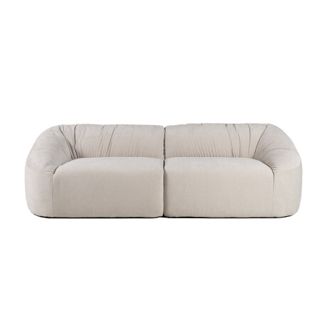 Sofá Popcorn - Tela Microfibra - 3 cuerpos T1569 (Beige)