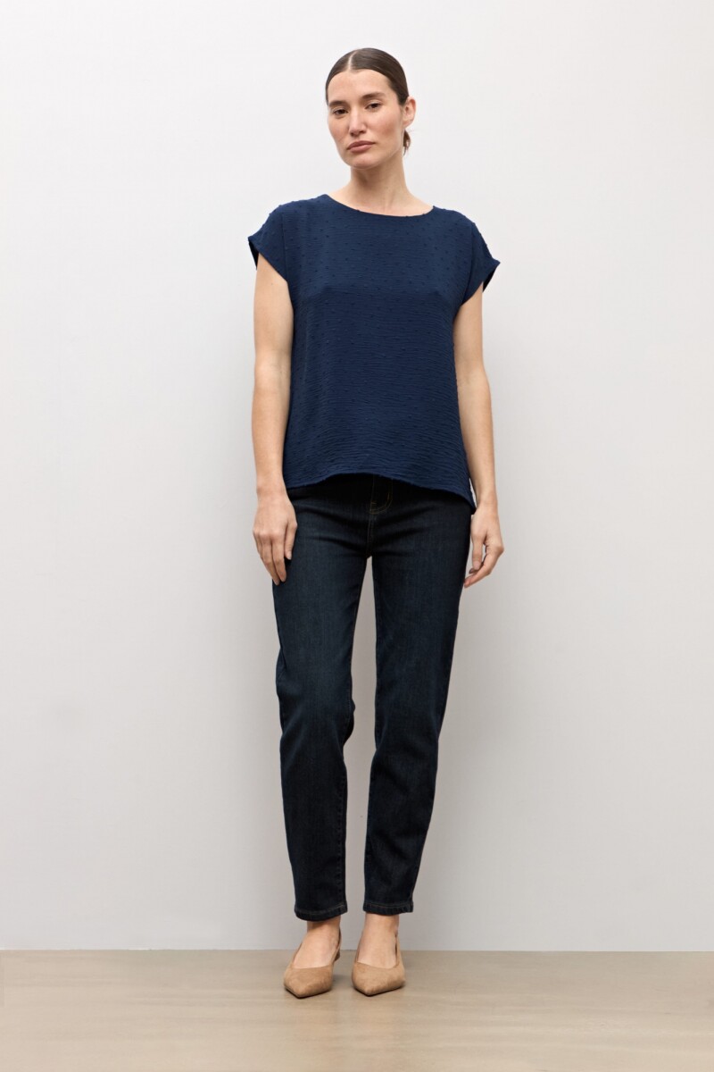 Blusa plumeti azul marino