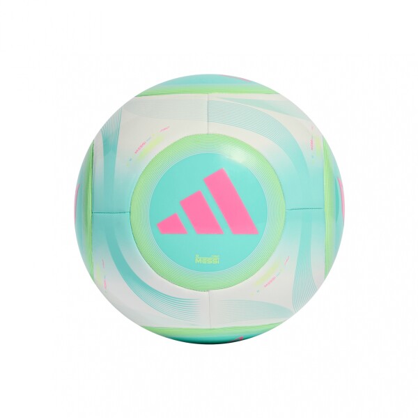 Pelota Messi Club adidas White Flash Aqua
