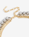 Collares Cortos Metal Collares Cortos, Metal Balls - Combinacion Bicolor