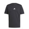 Remera de Hombre Adidas Essentials Logo Negro - Blanco