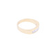 Anillo medio sin fin oro 18k amarillo carril con 5 brillantes princesa. Anillo medio sin fin oro 18k amarillo carril con 5 brillantes princesa.