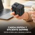 Ficha Cargador Auto Mini Usams 30w Doble Puerto Transparente Negro
