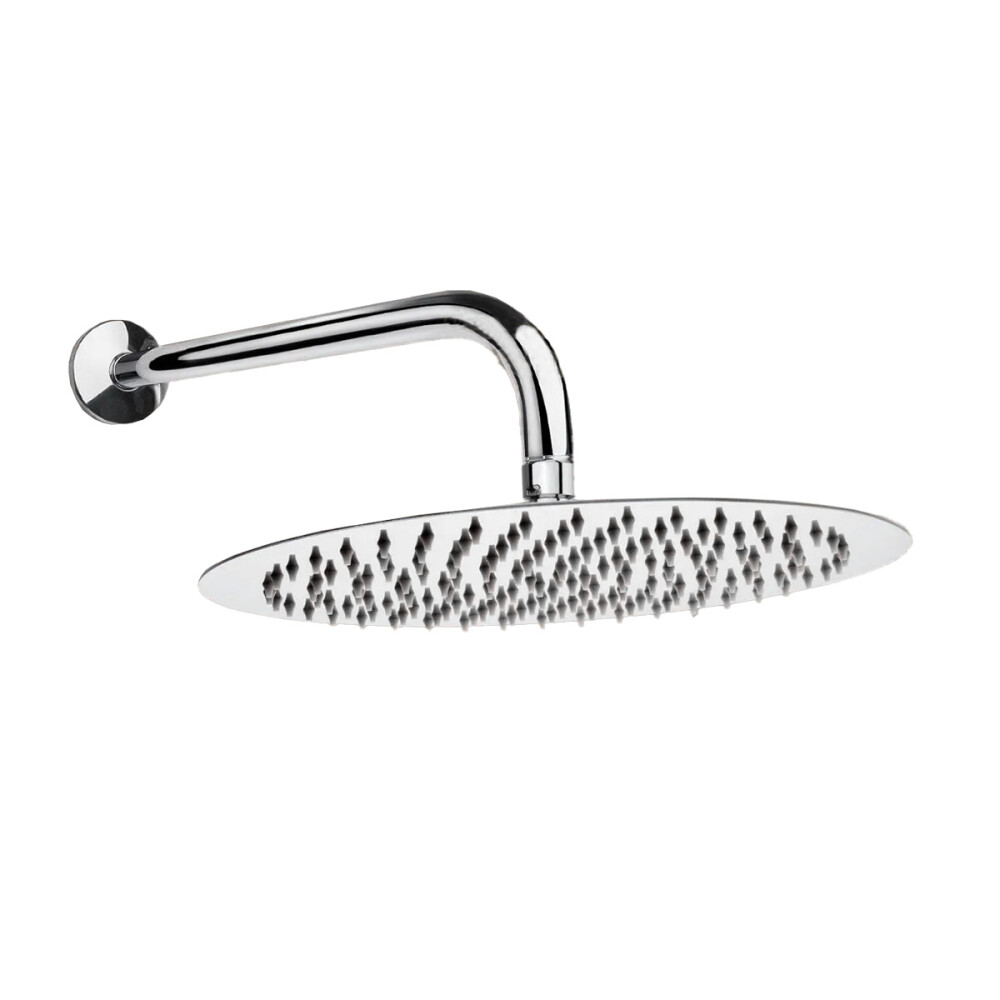 ROSETA REDONDA 30CM ACERO INOXIDABLE + BRAZO Roseta Redonda 30cm Acero Inoxidable + Brazo