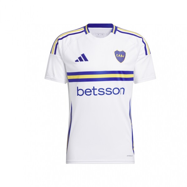 adidas CAMISETA SEGUNDA EQUIPACION BOCA JUNIORS 24/25 WHITE
