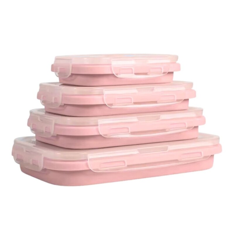 TUPPER DE SILICONA KEEPING BOX SET x4 TUPPER DE SILICONA KEEPING BOX SET x4