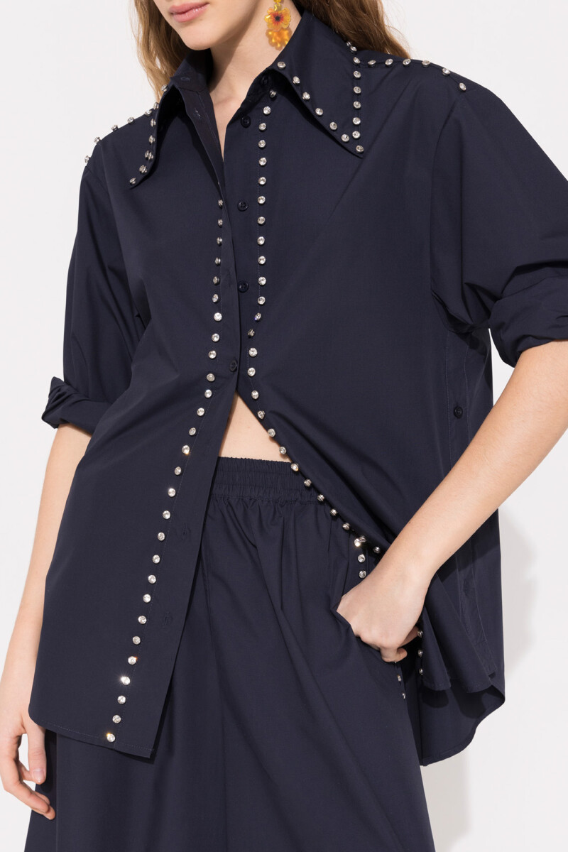 CAMISA BIANCA Azul Marino