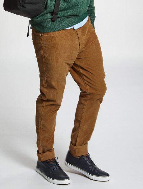 Pantalon pana tostado