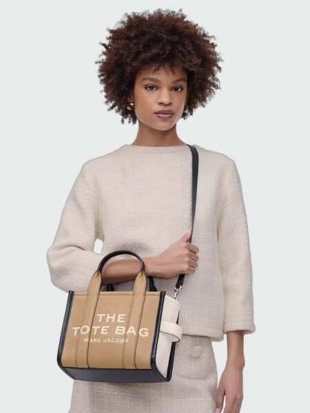 MARC JACOBS - THE SMALL LEATHER TOTE BAG Rayas