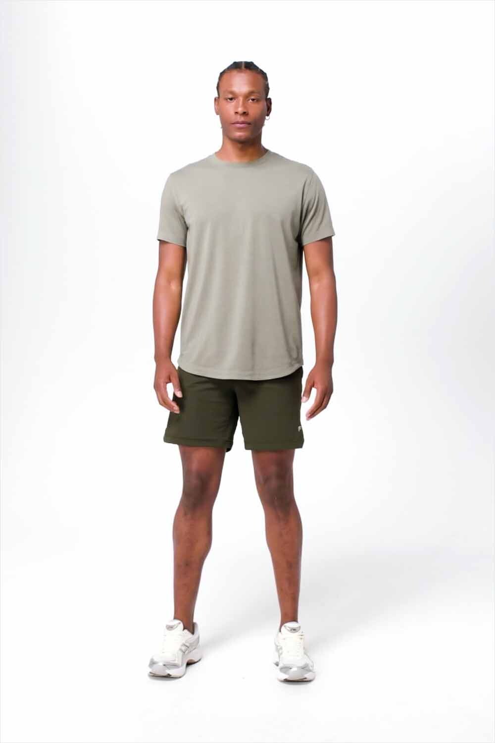 Short Training The 7 One Short Hombre Dark Olive