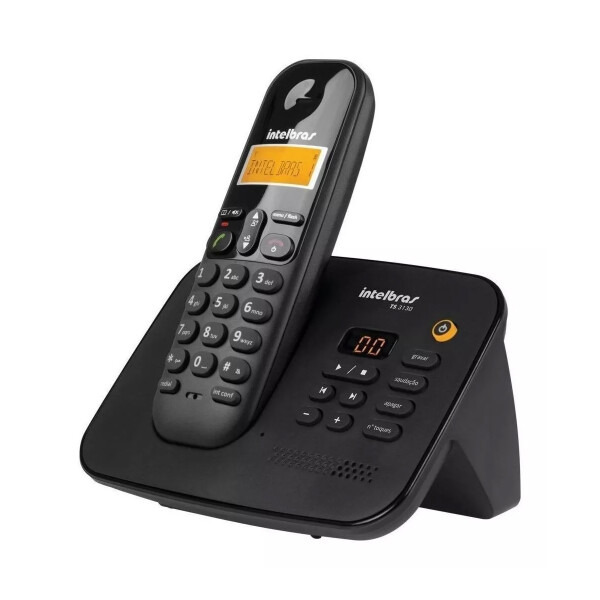 Teléfono Inalámbrico Intelbras Ts 3130 Contestador TELEFONO INTELBRAS TS3130 CONTESTADOR BK