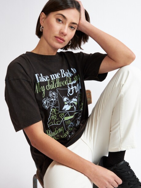 REMERA CURRY NEGRO