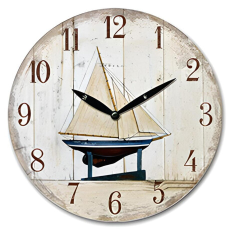 Reloj de pared mdf D28,8x3,5 cm BARCO