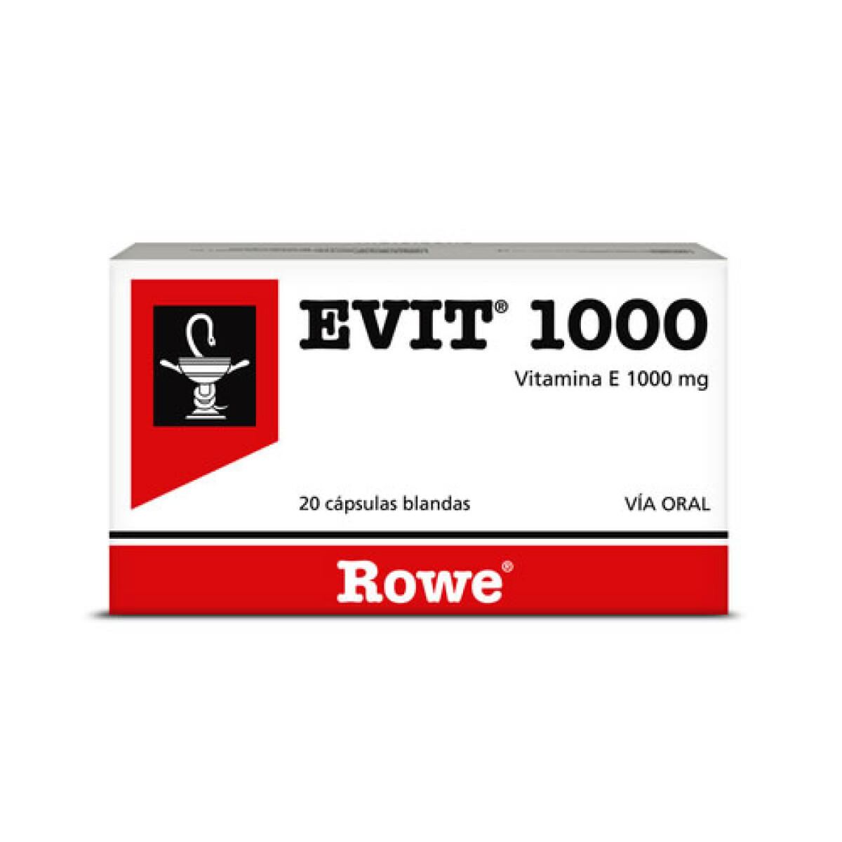 Evit 1000 mg 20 Caps | Antioxidante Potente con Alta Concentración de Vitamina E