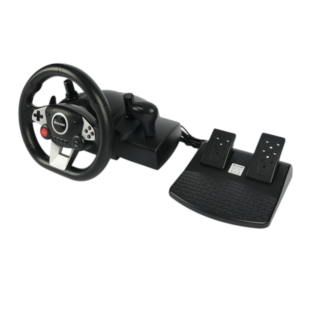 VOLANTE PARA JUEGOS DE CARRERA CON PEDALES 7 EN 1 