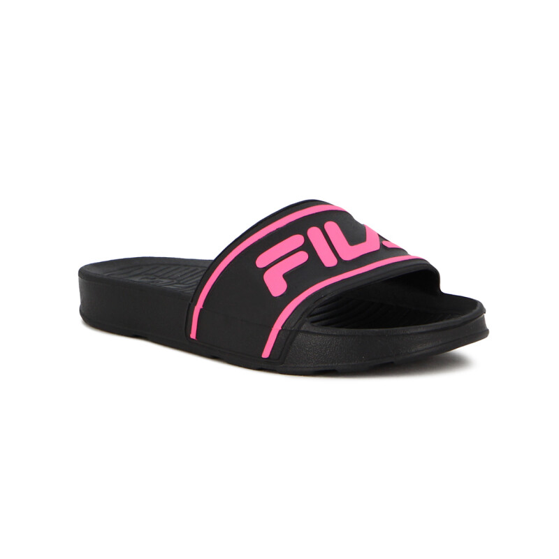 Fila Sleek Slide Blk/kopk/kopk Negro-rosado