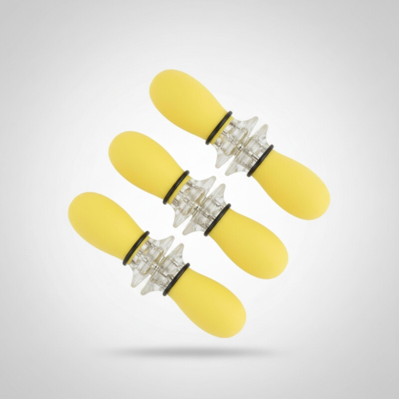 Set x8 pinchos para choclo acero inox/plástico S/C