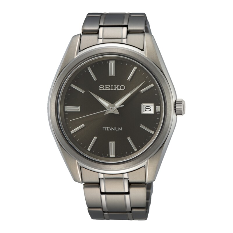 Reloj Seiko SUR375P1 para hombre con correa de Titanio Negro